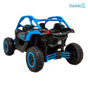 Maverick Turbo RR Buggy na akumulator Ekoskóra Koła EVA Mp3 USB Bluetooth LED Pasy