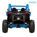 Maverick Turbo RR Buggy na akumulator Ekoskóra Koła EVA Mp3 USB Bluetooth LED Pasy