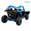 Maverick Turbo RR Buggy na akumulator Ekoskóra Koła EVA Mp3 USB Bluetooth LED Pasy