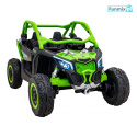 Maverick Turbo RR Buggy na akumulator Ekoskóra Koła EVA Mp3 USB Bluetooth LED Pasy