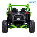 Maverick Turbo RR Buggy na akumulator Ekoskóra Koła EVA Mp3 USB Bluetooth LED Pasy