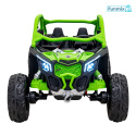 Maverick Turbo RR Buggy na akumulator Ekoskóra Koła EVA Mp3 USB Bluetooth LED Pasy