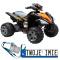 Pojazd Quad na akumulator Duże Koła klakson LED MP3
