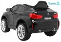 BMW X6M 2x45W Lakierowane Auto na akumulator pilot EVA audio LED