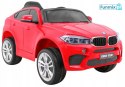 BMW X6M 2x45W elektryczne Auto na akumulator pilot EVA audio LED