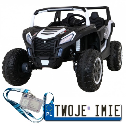 Auto Buggy ATV racing na akumulator napęd 4X4 pilot MP3 LED