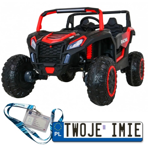 Auto Buggy ATV racing na akumulator napęd 4X4 pilot MP3 LED