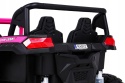 Auto Buggy ATV racing na akumulator różowy napęd 4X4 pilot MP3 LED