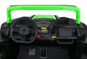 Auto Buggy ATV racing na akumulator zielony napęd 4X4 pilot MP3 LED