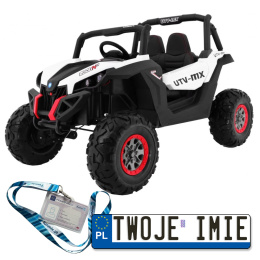 Buggy SuperStar z napędem 4x4 Na Akumulator dla dzieci Pilot MP4 LED