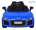 Audi R8 2x35W na akumulator dla dzieci z Pilotem EVA wolny start MP3 LED