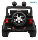 [JWR555] Jeep Wrangler Rubicon [4X45W, 14Ah) koła EVA, pokrowiec, pilot, LED, MP3, BT - czarny