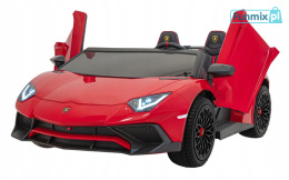 Auto pojazd na akumulator lamborghini aventador SV strong ekoskóra