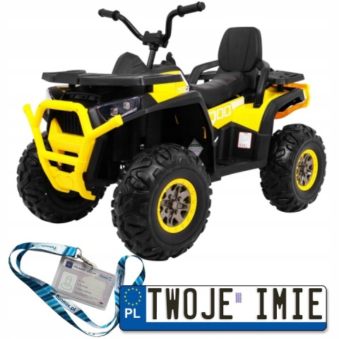 Quad ATV Desert 4X35W Pojazd na akumulator dla dzieci pilot pokrowiec MP3