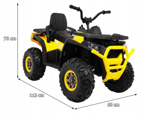 Quad ATV Desert 4X35W Pojazd na akumulator dla dzieci pilot pokrowiec MP3