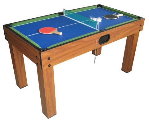 [6184-A] Stół do gier 10w1 piłkarzyki cymbergaj ping pong