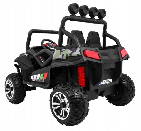 Grand Buggy Lift 4x4 Terenowe Auto Na Akumulator Pilot Radio MP3 LED