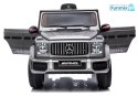 Mercedes G63 AMG Lakierowany Auto na Akumulator Ekoskóra EVA LED