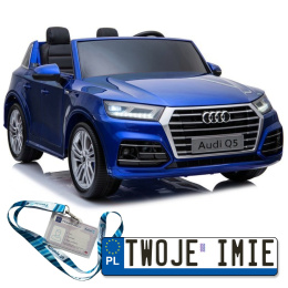 Auto Pojazd na Akumulator Nowe Audi Q5 Lakier Ekoskóra 4x45W EVA LED