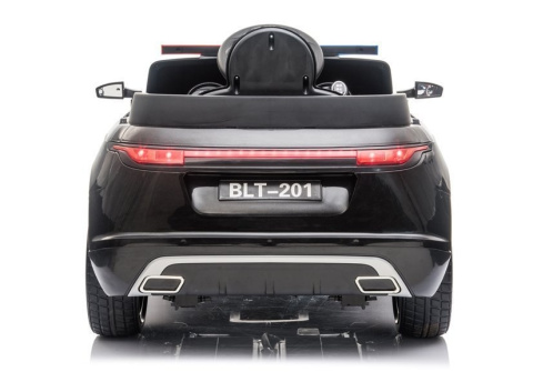 Auto Pojazd na Akumulator Policja 2x35W Radio Ekoskóra EVA LED MP3