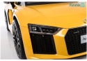 Audi R8 Spyder Lakierowane 2x45W Auto na Akumulator ekoskóra EVA LED MP3