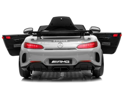 Mercedes GTR Lakierowane Auto na Akumulator Pilot Ekoskóra EVA LED