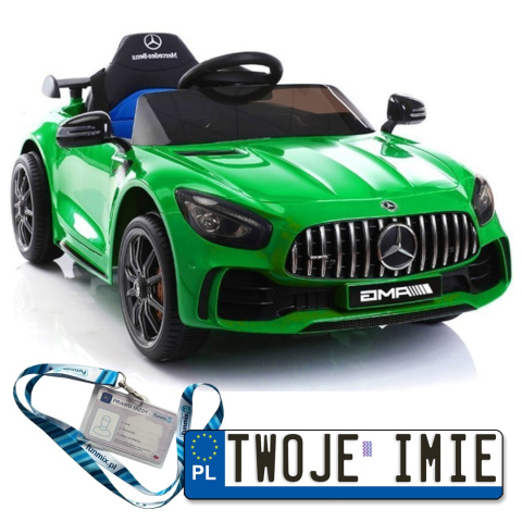 Auto na Akumulator Mercedes GTR Pilot 2x45W Ekoskóra EVA LED MP3