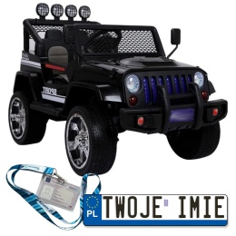 Jeep S2388 4x45W Auto na Akumulator dla dzieci Bluetooth Ekoskóra EVA LED
