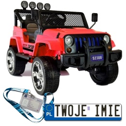 Auto na Akumulator dla dzieci Jeep 4x45W Bluetooth Ekoskóra EVA LED