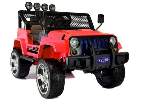 Auto na Akumulator dla dzieci Jeep 4x45W Bluetooth Ekoskóra EVA LED
