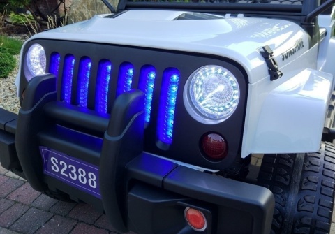 Auto na Akumulator dla dzieci Jeep 4x45W Bluetooth Ekoskóra EVA LED