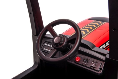 Pojazd Traktor Na Akumulator Dla Dzieci A011 24V Ekoskóra EVA LED MP3