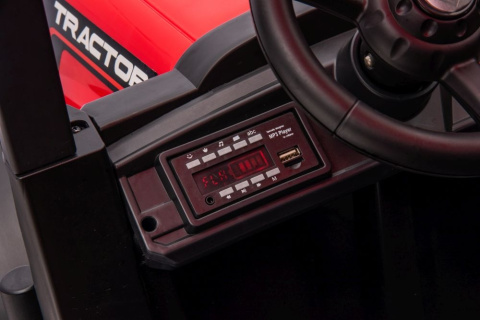 Pojazd Traktor Na Akumulator Dla Dzieci A011 24V Ekoskóra EVA LED MP3
