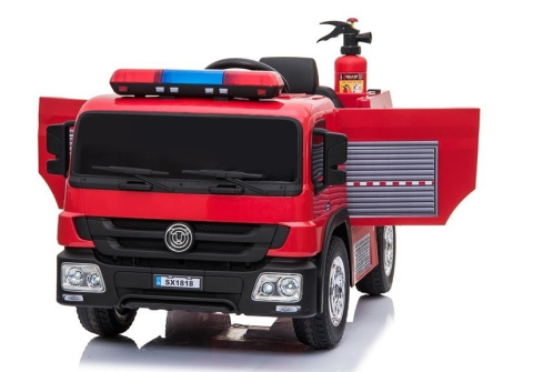 Wóz Strażacki Pojazd 2x45W Auto Na Akumulator Dla Dzieci EVA LED Pilot