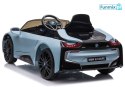 BMW I8 JE1001 Pojazd 2x45W Auto na Akumulator Ekoskóra EVA LED MP3