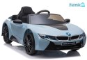 BMW I8 JE1001 Pojazd 2x45W Auto na Akumulator Ekoskóra EVA LED MP3