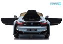 BMW I8 JE1001 Pojazd 2x45W Auto na Akumulator Ekoskóra EVA LED MP3