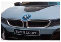 BMW I8 JE1001 Pojazd 2x45W Auto na Akumulator Ekoskóra EVA LED MP3