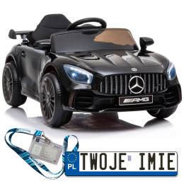 Auto Pojazd na akumulator Mercedes AMG GT R 2x45W Ekoskóra EVA LED