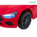 Maserati Ghibli 2x35W Auto na akumulator dla dzieci ekoskóra EVA LED