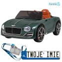 Bentley EXP 12 Lakierowany Auto pojazd na akumulator ekoskóra EVA MP3 klakson