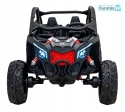 Maverick Turbo RR Buggy na akumulator Ekoskóra Koła EVA Mp3 USB Bluetooth LED Pasy