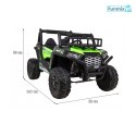 Pojazd Buggy UTV Terenówka Pilot Bagażnik Wolny Start EVA MP3 LED