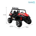 Grand Buggy Strong Lift 4x4 Pojazd na akumulator Pilot Bagażnik Radio MP3 LED