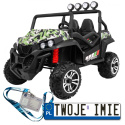 Grand Buggy Strong Lift 4x4 Pojazd na akumulator Pilot Bagażnik Radio MP3 LED