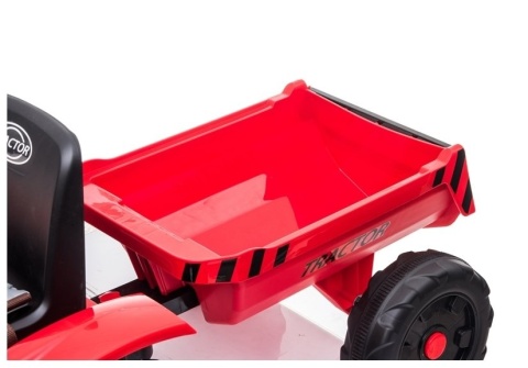 Pojazd Traktor na Akumulator z Przyczepą 2x45W Bluetooth Radio LED