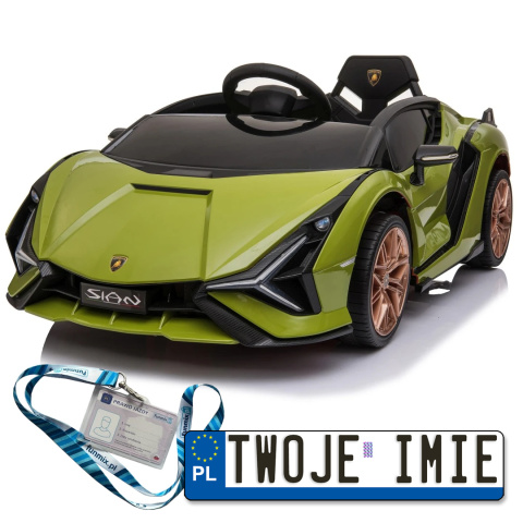 Lamborghini SIAN Auto na akumulator Wolny Start Audio ekoskóra Pilot EVALED