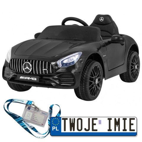 Mercedes Benz GT 2x35W Pojazd na akumulator dla dzieci Pilot Wolny Start MP3 LED