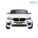 BMW X6M XXL Lakierowane Auto na akumulator Pilot Ekoskóra Pasy Wolny Start MP3 LED