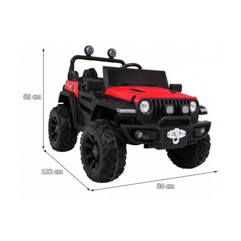Master Of Terain Auto 4x35W Pojazd na akumulator ekoskóra EVA MP3